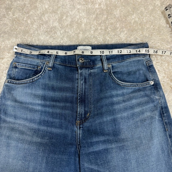 Citizens Of Humanity LYRA Women Jeans Medium Wash Blue Wide Leg Size 28 - Picture 7 of 14